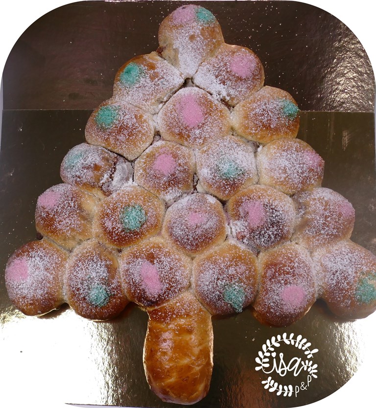 La brioche sapin de Noël