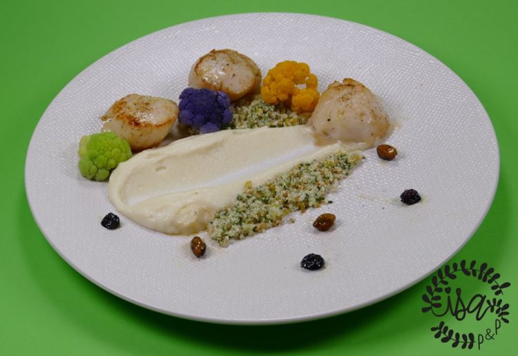 SaintJacques et fondue de poireaux au curry Isa popote et papote