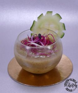 Soupe frappée au concombre