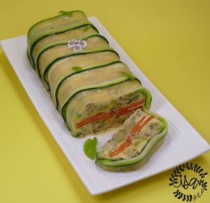 Terrine de courgettes et menthe fraîche