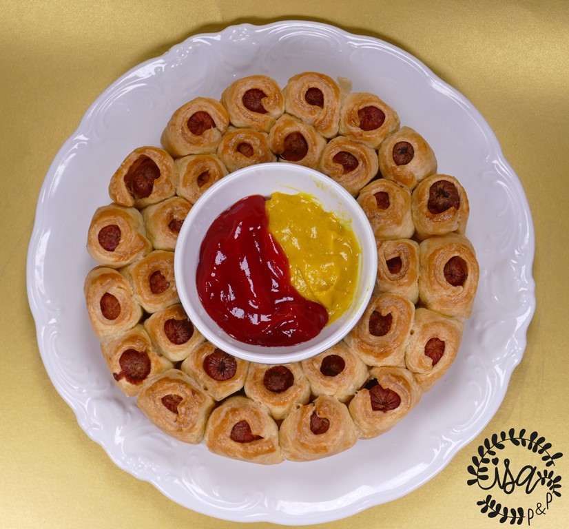 Couronne de saucisses feuilletées