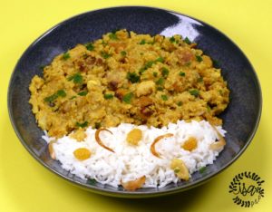 Curry de dinde au chou-fleur