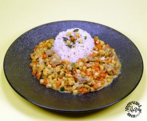 Curry de dinde aux panais et carottes
