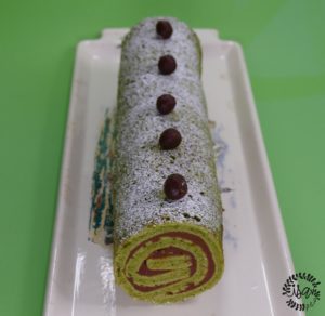 Roulé au matcha et anko