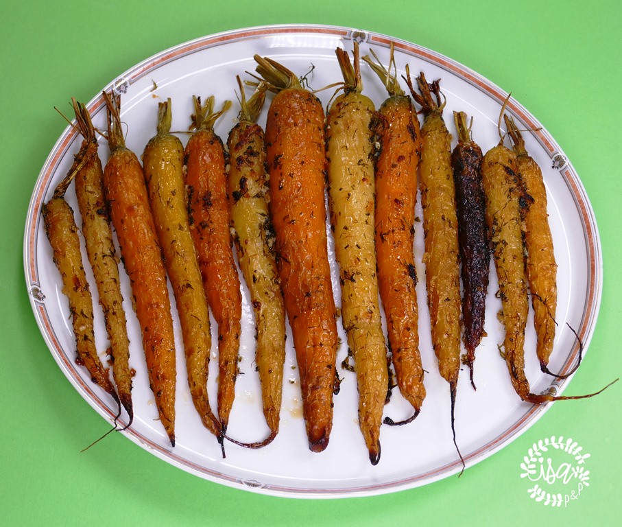 Carottes rôties au four