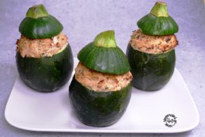 Courgettes farcies au thon