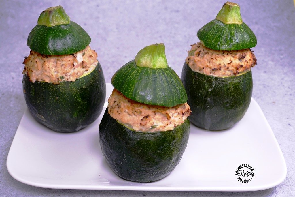 Courgettes farcies au thon