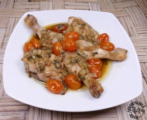 Poulet aux kumquats confits