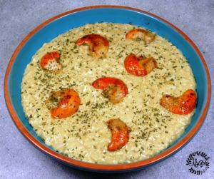 Risotto aux bardes et corail de Saint-Jacques