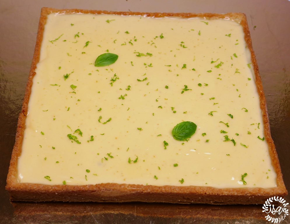 Tarte citron vert basilic de Jacques Génin