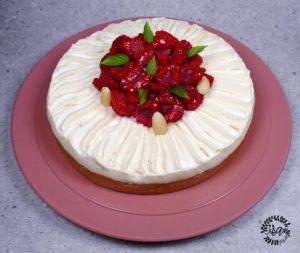 Tarte framboise coquelicot