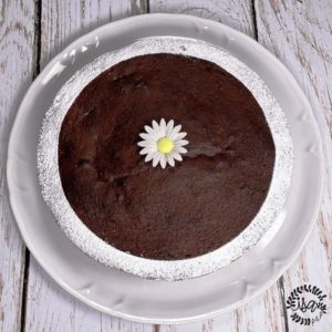 Gâteau au chocolat, farine de sarrasin et levure boulangère