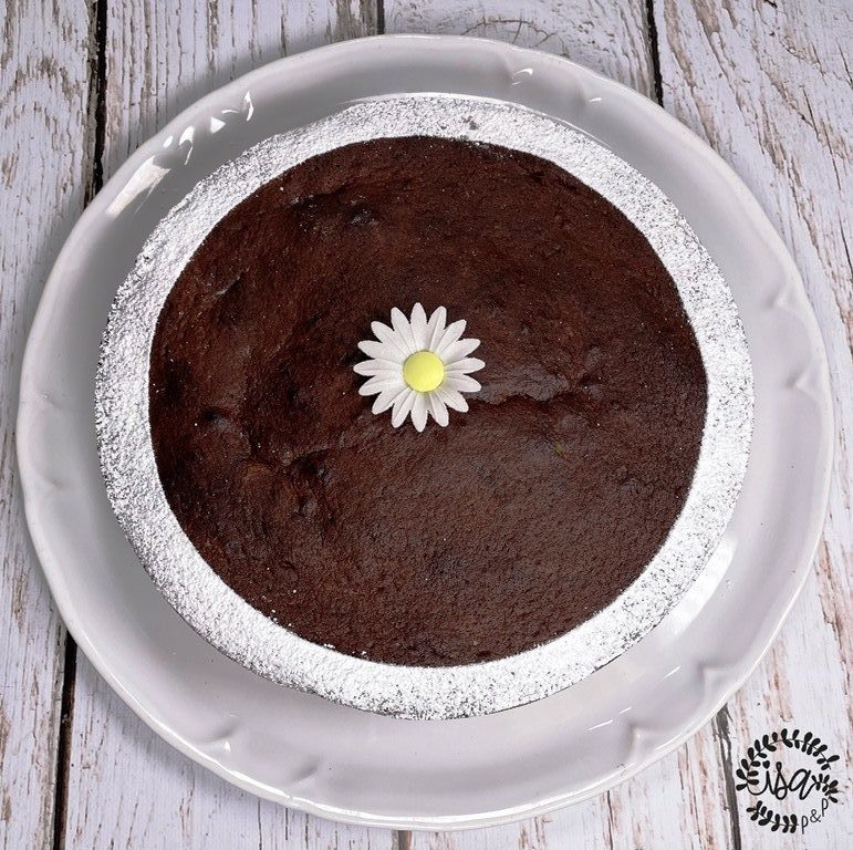 Gâteau au chocolat, farine de sarrasin et levure boulangère