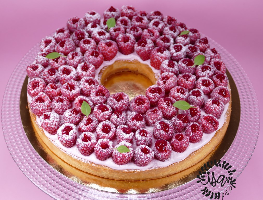 Tarte aux framboises Lignac/Couvrand