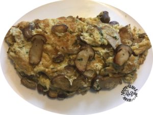 Omelette aux cèpes