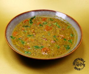 Soupe de lentilles au curry