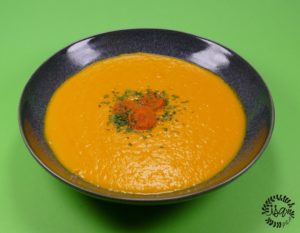 Soupe froide de carottes à l’orange et cumin