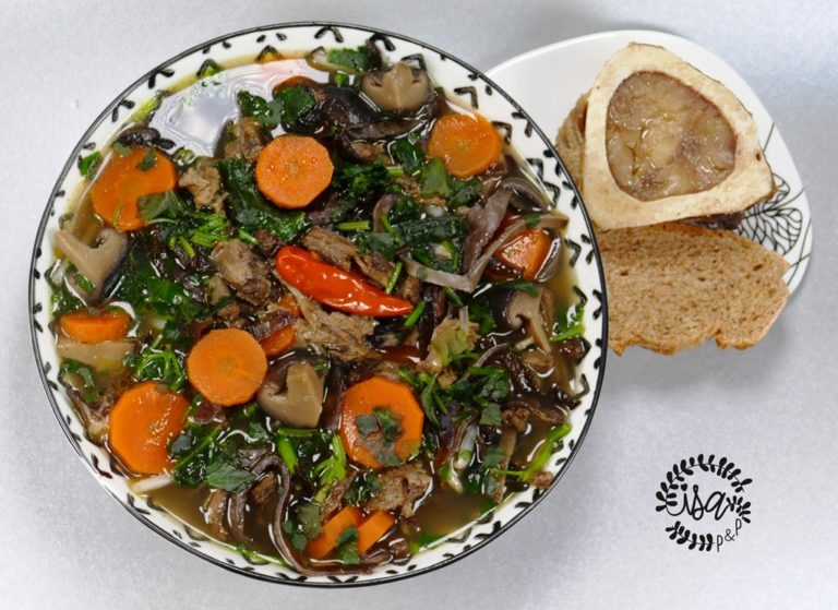 Bouillon à la queue de bœuf Isa popote et papote