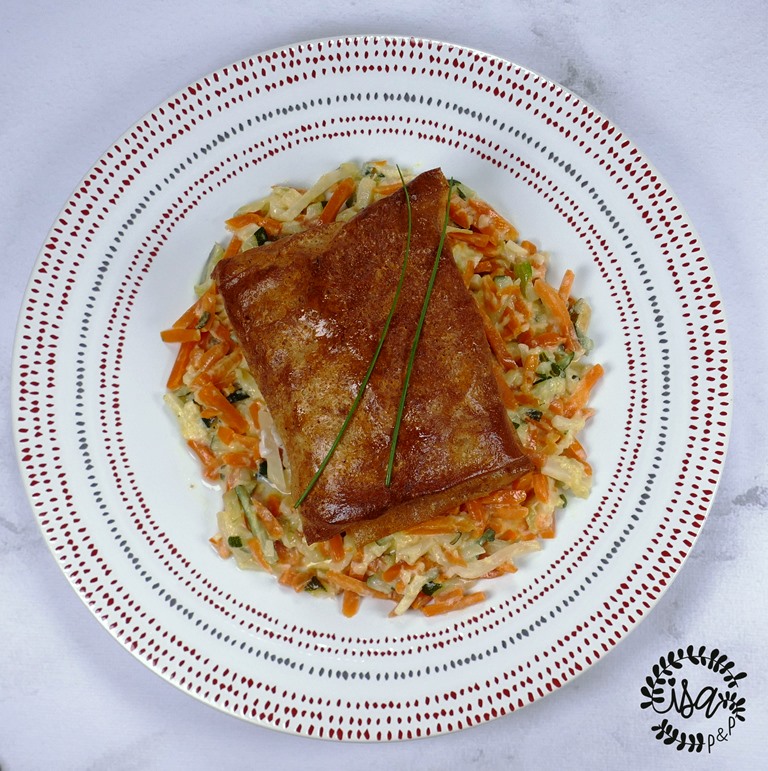 Filets De Loup En Papillote Filet De Loup En Papillote 7 Filet de loup en papillote de sarrasin sur fondue de légumes - Isa