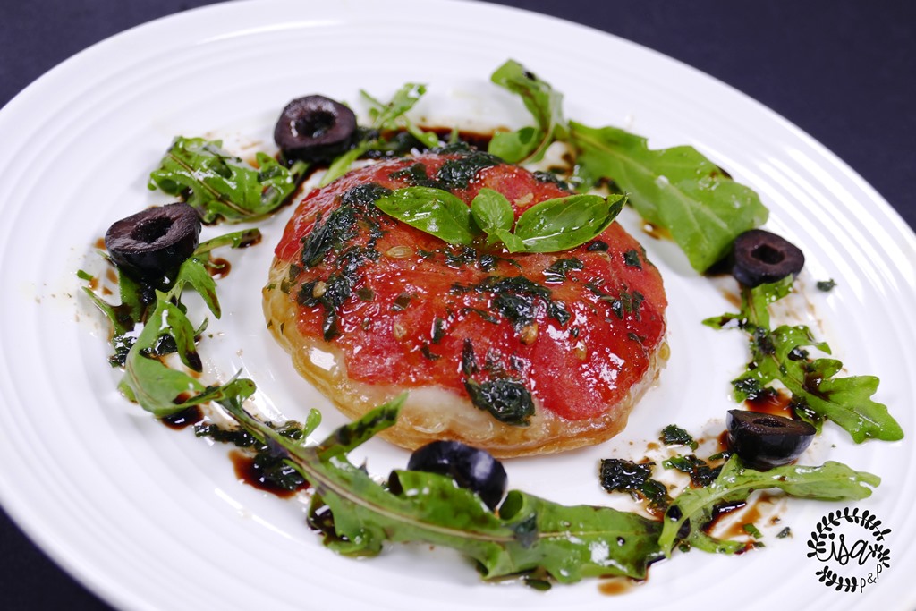 Tatin de tomates mozzarella