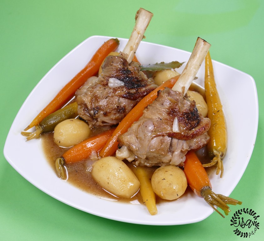 Souris d’agneau confites