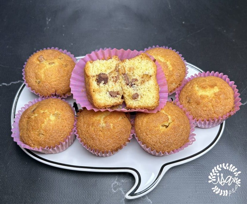 Muffins oranges confites et chocolat