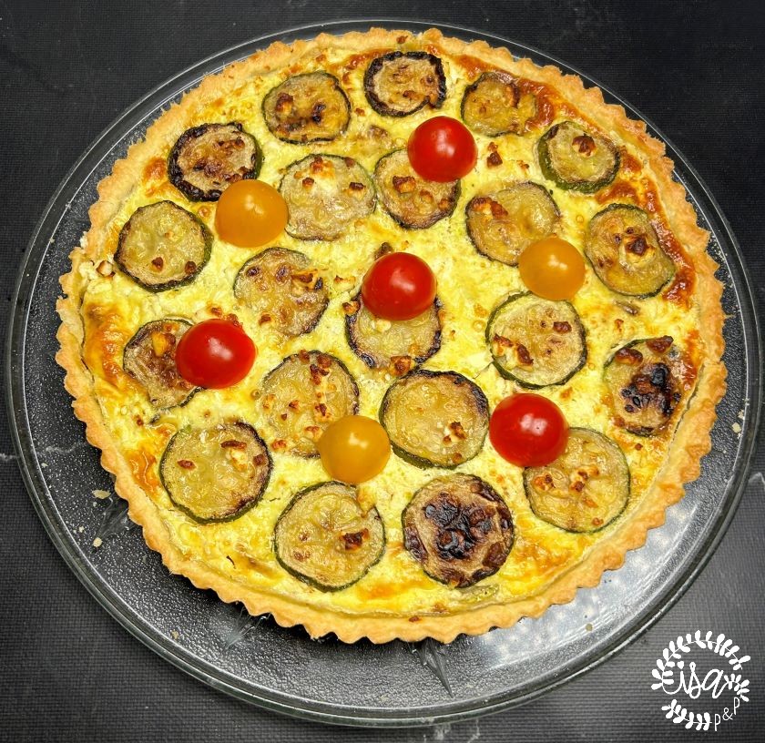 Quiche courgette et feta