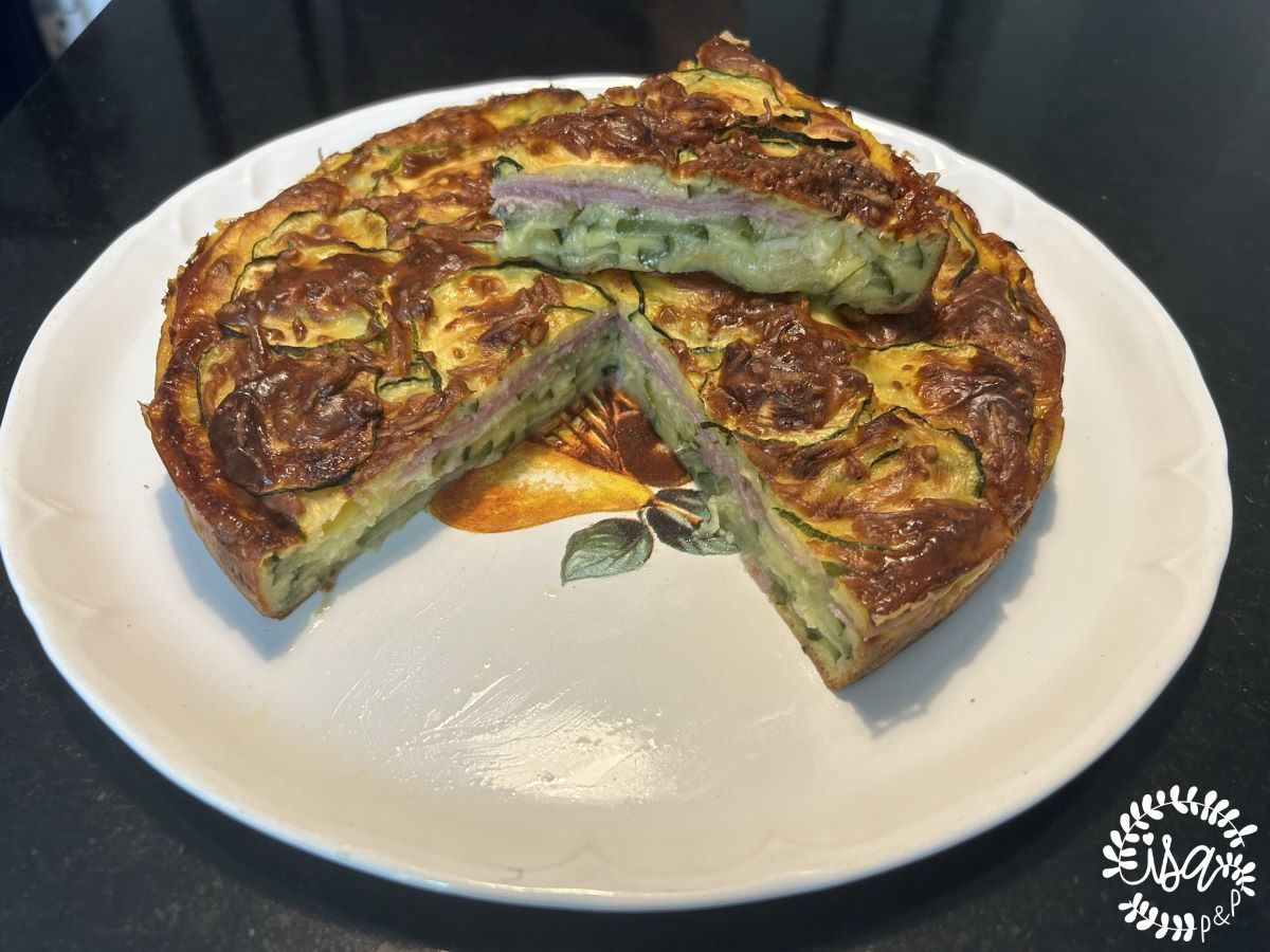 Gâteau invisible aux courgettes et jambon