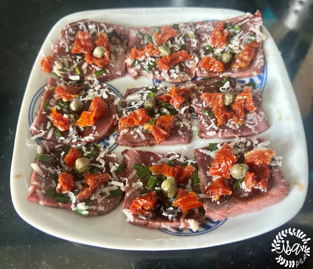Carpaccio de taureau